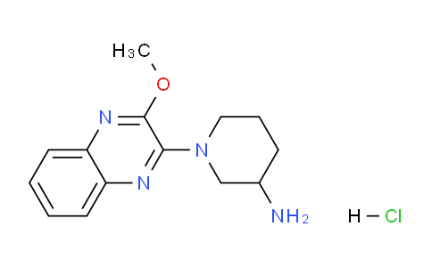 CAS No. 1185307-32-7, 1-(3-Methoxyquinoxalin-2-yl)piperidin-3-amine hydrochloride