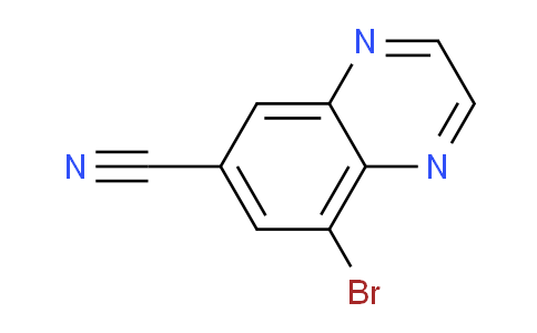CAS No. 1378254-84-2, 8-Bromoquinoxaline-6-carbonitrile