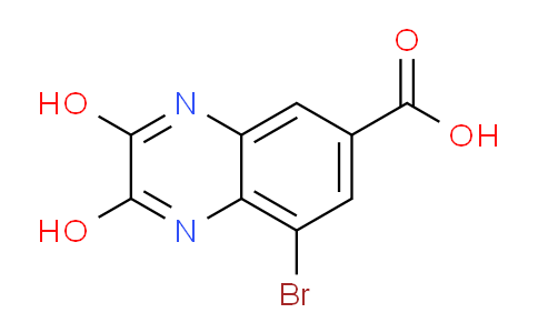 CAS No. 1378260-21-9, 8-Bromo-2,3-dihydroxyquinoxaline-6-carboxylic acid