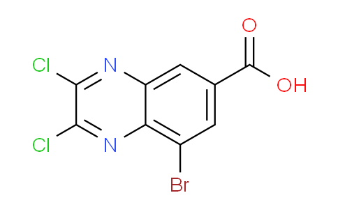CAS No. 1378260-26-4, 8-Bromo-2,3-dichloroquinoxaline-6-carboxylic acid