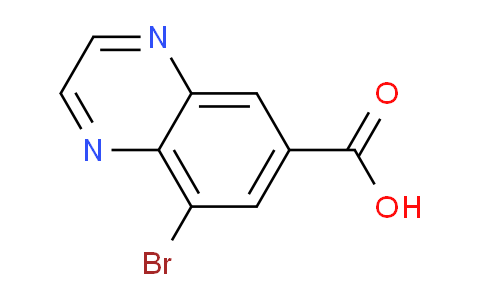 CAS No. 1378260-89-9, 8-Bromoquinoxaline-6-carboxylic acid