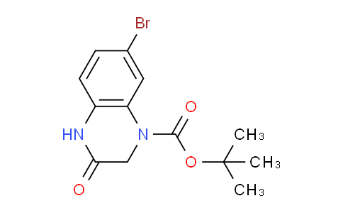 CAS No. 1403568-20-6, tert-Butyl 7-bromo-3-oxo-3,4-dihydroquinoxaline-1(2H)-carboxylate