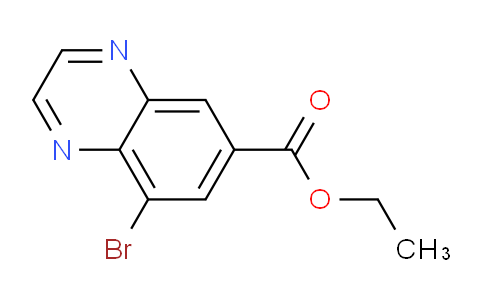 CAS No. 1706445-51-3, Ethyl 8-bromoquinoxaline-6-carboxylate