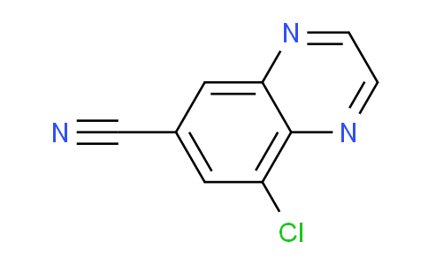 CAS No. 1706445-52-4, 8-Chloroquinoxaline-6-carbonitrile
