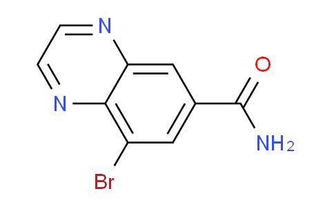 CAS No. 1706445-77-3, 8-Bromoquinoxaline-6-carboxamide