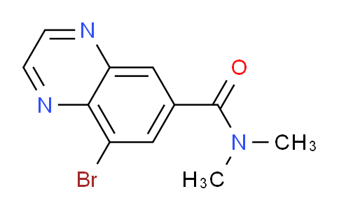 CAS No. 1706459-26-8, 8-Bromo-N,N-dimethylquinoxaline-6-carboxamide