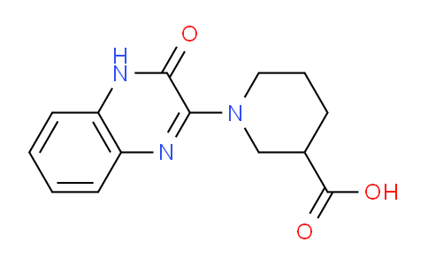 CAS No. 1707563-18-5, 1-(3-Oxo-3,4-dihydroquinoxalin-2-yl)piperidine-3-carboxylic acid