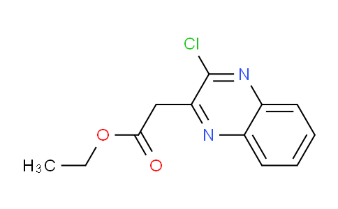 CAS No. 30681-68-6, Ethyl 2-(3-chloroquinoxalin-2-yl)acetate