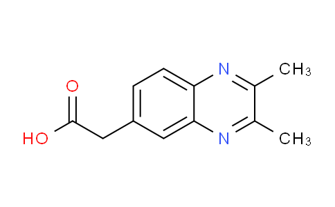 CAS No. 351872-67-8, 2-(2,3-Dimethylquinoxalin-6-yl)acetic acid