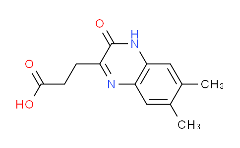 CAS No. 521292-68-2, 3-(6,7-Dimethyl-3-oxo-3,4-dihydroquinoxalin-2-yl)propanoic acid