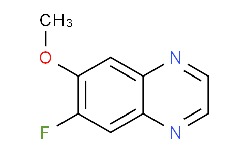 CAS No. 333452-17-8, 6-Fluoro-7-methoxyquinoxaline