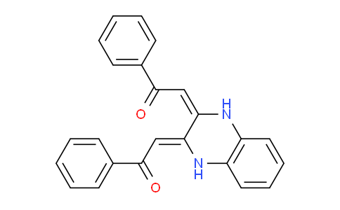 CAS No. 253133-06-1, (2Z,2'E)-2,2'-(Quinoxaline-2,3(1H,4H)-diylidene)bis(1-phenylethanone)