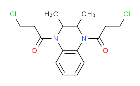 CAS No. 6779-95-9, 1,1'-(2,3-Dimethyl-2,3-dihydroquinoxaline-1,4-diyl)bis(3-chloropropan-1-one)