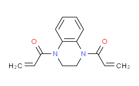 CAS No. 6699-44-1, 1,1'-(2,3-Dihydroquinoxaline-1,4-diyl)bis(prop-2-en-1-one)