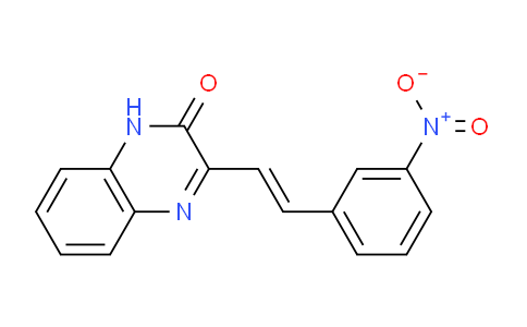 CAS No. 6323-88-2, 3-(3-Nitrostyryl)quinoxalin-2(1H)-one