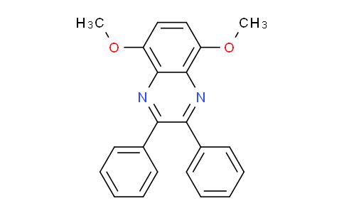 CAS No. 19506-24-2, 5,8-Dimethoxy-2,3-diphenylquinoxaline
