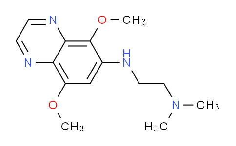 CAS No. 56393-39-6, N1-(5,8-Dimethoxyquinoxalin-6-yl)-N2,N2-dimethylethane-1,2-diamine