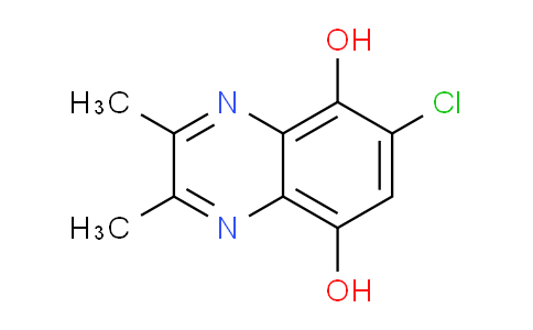 CAS No. 7697-96-3, 6-Chloro-2,3-dimethylquinoxaline-5,8-diol