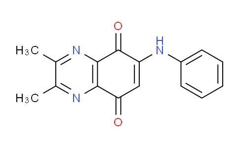 CAS No. 7706-42-5, 2,3-Dimethyl-6-(phenylamino)quinoxaline-5,8-dione