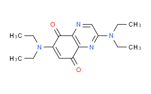 CAS No. 62471-82-3, 2,6-Bis(diethylamino)quinoxaline-5,8-dione