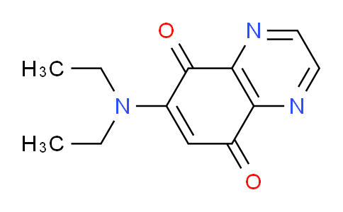 CAS No. 62471-81-2, 6-(Diethylamino)quinoxaline-5,8-dione