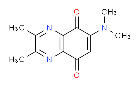 CAS No. 7697-92-9, 6-(Dimethylamino)-2,3-dimethylquinoxaline-5,8-dione