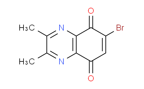 CAS No. 7697-86-1, 6-Bromo-2,3-dimethylquinoxaline-5,8-dione