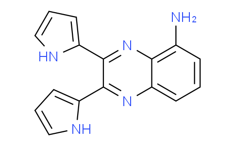 CAS No. 500190-97-6, 2,3-Di(1H-pyrrol-2-yl)quinoxalin-5-amine