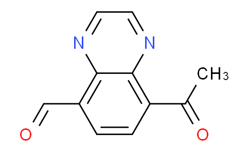 CAS No. 89334-33-8, 8-Acetylquinoxaline-5-carbaldehyde