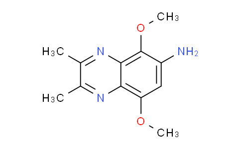 CAS No. 56393-25-0, 5,8-Dimethoxy-2,3-dimethylquinoxalin-6-amine