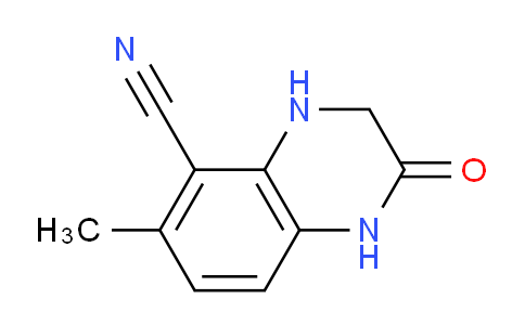 CAS No. 573692-38-3, 6-Methyl-2-oxo-1,2,3,4-tetrahydroquinoxaline-5-carbonitrile