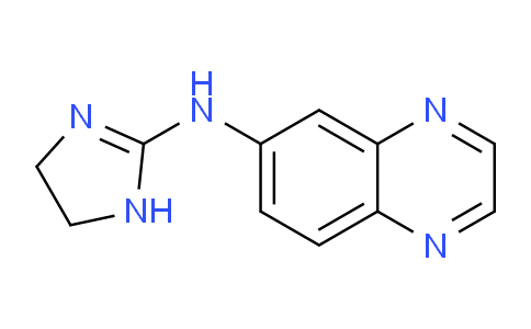 CAS No. 91147-43-2, N-(4,5-Dihydro-1H-imidazol-2-yl)quinoxalin-6-amine