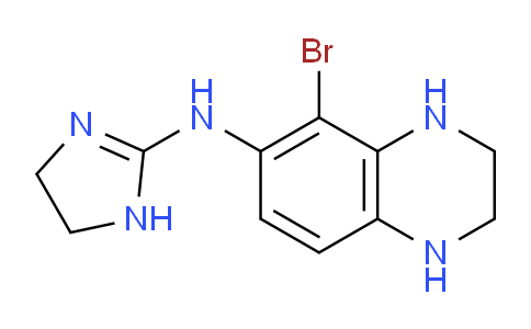 CAS No. 134892-42-5, 5-Bromo-N-(4,5-dihydro-1H-imidazol-2-yl)-1,2,3,4-tetrahydroquinoxalin-6-amine