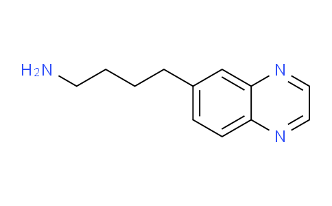 CAS No. 61573-33-9, 4-(Quinoxalin-6-yl)butan-1-amine