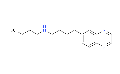 CAS No. 59320-09-1, N-Butyl-4-(quinoxalin-6-yl)butan-1-amine