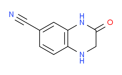 CAS No. 186666-78-4, 3-Oxo-1,2,3,4-tetrahydroquinoxaline-6-carbonitrile
