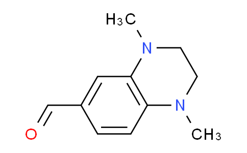 CAS No. 124293-43-2, 1,4-Dimethyl-1,2,3,4-tetrahydroquinoxaline-6-carbaldehyde