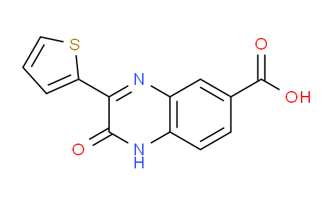 CAS No. 832080-83-8, 2-Oxo-3-(thiophen-2-yl)-1,2-dihydroquinoxaline-6-carboxylic acid