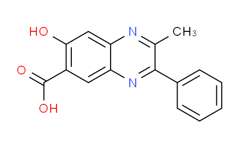 CAS No. 91190-03-3, 7-Hydroxy-2-methyl-3-phenylquinoxaline-6-carboxylic acid