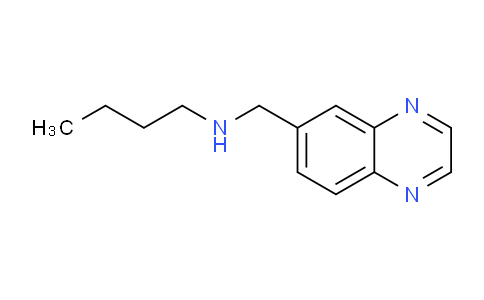 CAS No. 488834-74-8, N-(Quinoxalin-6-ylmethyl)butan-1-amine