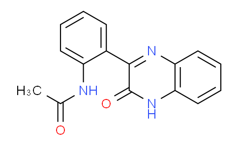 CAS No. 91658-85-4, N-(2-(3-Oxo-3,4-dihydroquinoxalin-2-yl)phenyl)acetamide