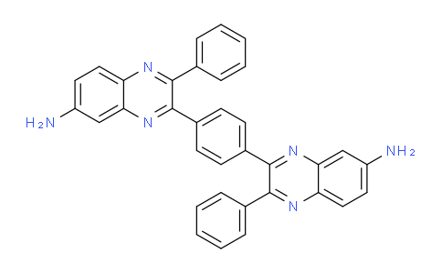 CAS No. 64946-05-0, 3,3'-(1,4-Phenylene)bis(2-phenylquinoxalin-6-amine)