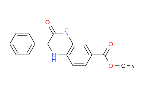 CAS No. 23121-25-7, Methyl 3-oxo-2-phenyl-1,2,3,4-tetrahydroquinoxaline-6-carboxylate
