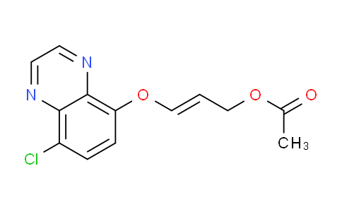 CAS No. 724746-87-6, 3-((8-Chloroquinoxalin-5-yl)oxy)allyl acetate