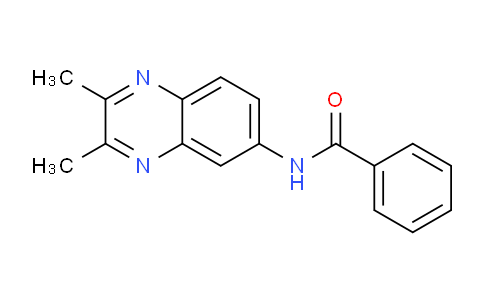 CAS No. 28485-67-8, N-(2,3-Dimethylquinoxalin-6-yl)benzamide