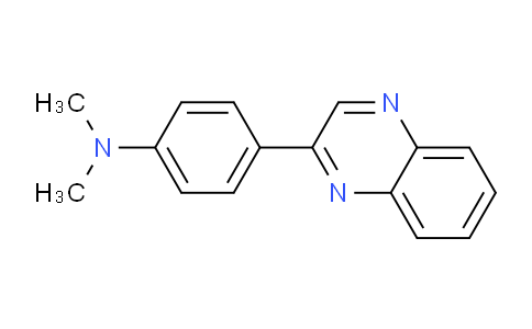 CAS No. 61982-54-5, N,N-Dimethyl-4-(quinoxalin-2-yl)aniline