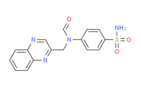 CAS No. 62294-94-4, N-(Quinoxalin-2-ylmethyl)-N-(4-sulfamoylphenyl)formamide