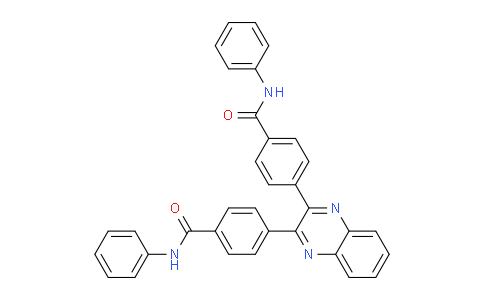 CAS No. 63082-83-7, 4,4'-(Quinoxaline-2,3-diyl)bis(N-phenylbenzamide)