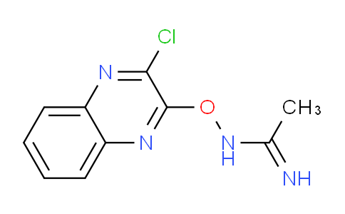 CAS No. 88660-73-5, N-((3-Chloroquinoxalin-2-yl)oxy)acetimidamide