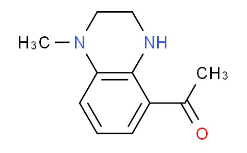 CAS No. 89334-27-0, 1-(1-Methyl-1,2,3,4-tetrahydroquinoxalin-5-yl)ethanone